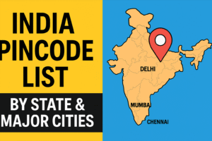 India Pincode List by State and Major Cities