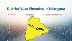District-Wise Pincodes in Telangana